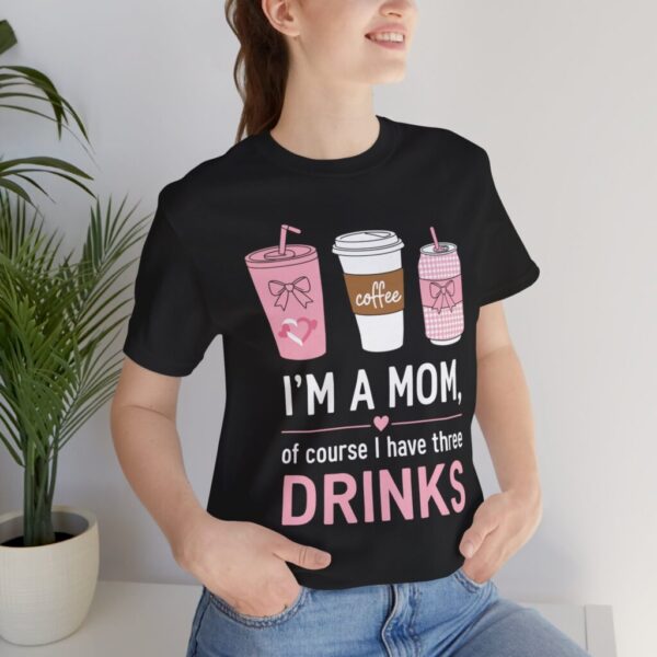 Mom's Coffee Drinks Unisex Jersey Tee
