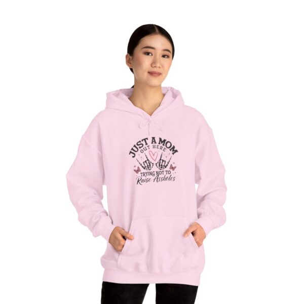 Just a Mom Hooded Sweatshirt - Cozy Pullover for Moms - Image 9