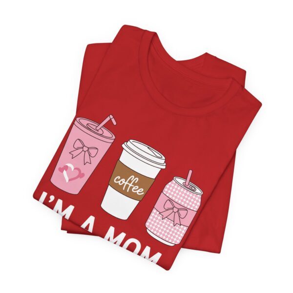 Mom's Coffee Drinks Unisex Jersey Tee - Image 7