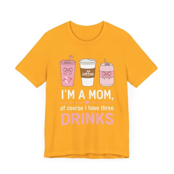 Mom's Coffee Drinks Unisex Jersey Tee - Image 18
