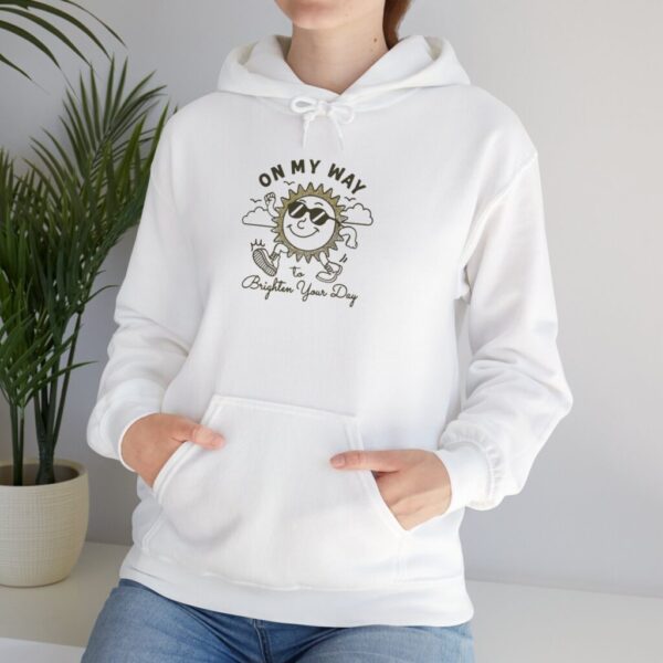 On My Way Unisex Hooded Sweatshirt - Cozy and Motivational Apparel - Image 2