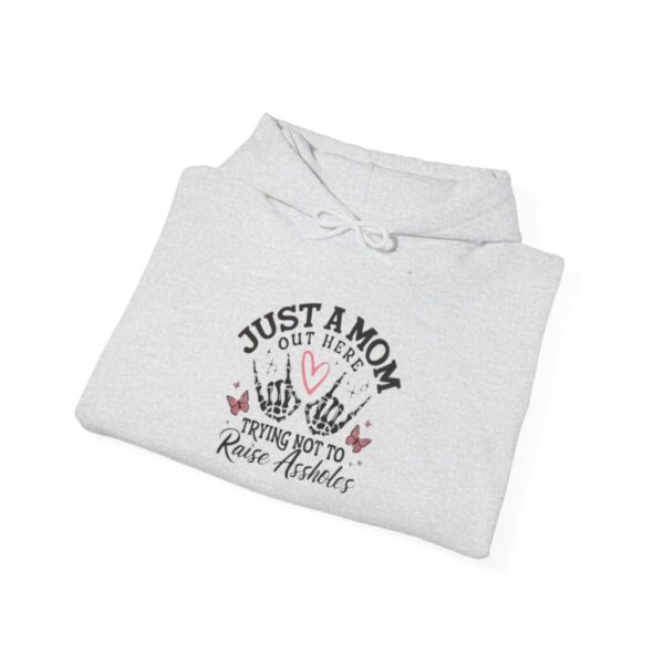 Just a Mom Hooded Sweatshirt - Cozy Pullover for Moms - Image 2