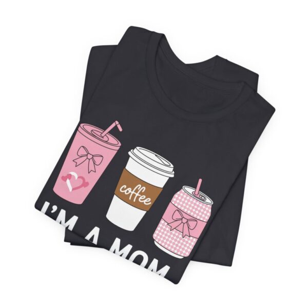 Mom's Coffee Drinks Unisex Jersey Tee - Image 3