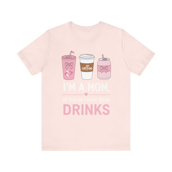 Mom's Coffee Drinks Unisex Jersey Tee - Image 8