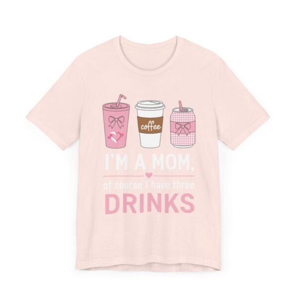 Mom's Coffee Drinks Unisex Jersey Tee - Image 10